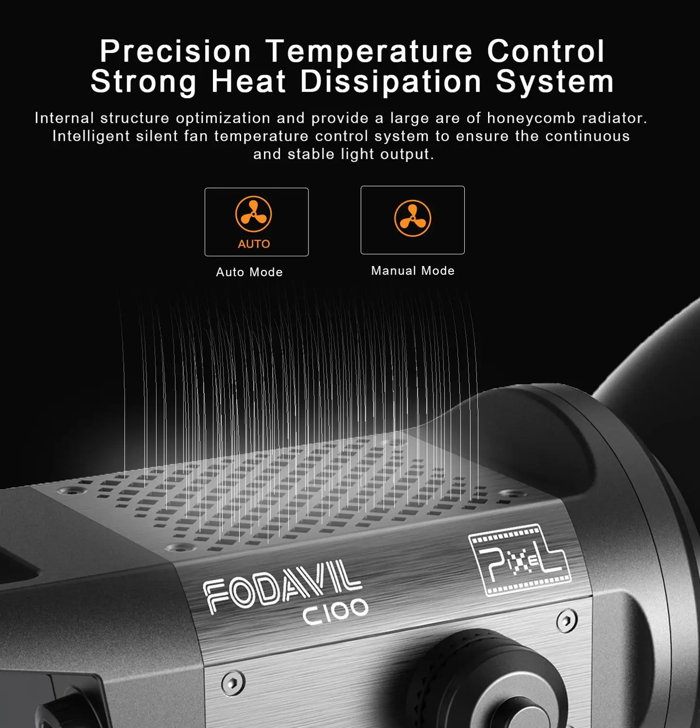 Pixel C100 светодиодный свет для студийной видеосъемки освещение фотосъемки