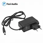 Fosi аудио 12V AC 100V-240V 5060HZ конвертер адаптер DC12V EU источник питания DC 12V 1.5A US Plug 5,5x2,5mm для усилителя мощности