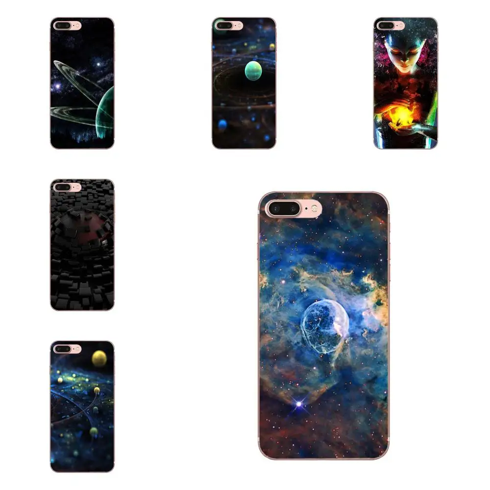 Мягкий чехол из ТПУ с абстрактным космосом для Apple iPhone 4 4s 5 5C 5S SE 6 6S 7 8 Plus X XS Max XR |