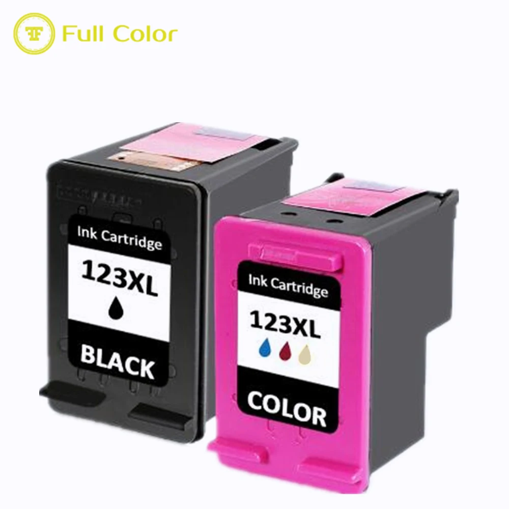 Чернильный картридж премиум-класса полноцветный 123 совместимый с принтером hp ENVY