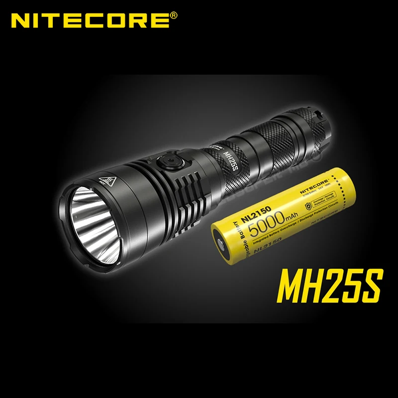 Высокая производительность Тактический NITECORE MH25S 1800 люмен USB C Перезаряжаемые