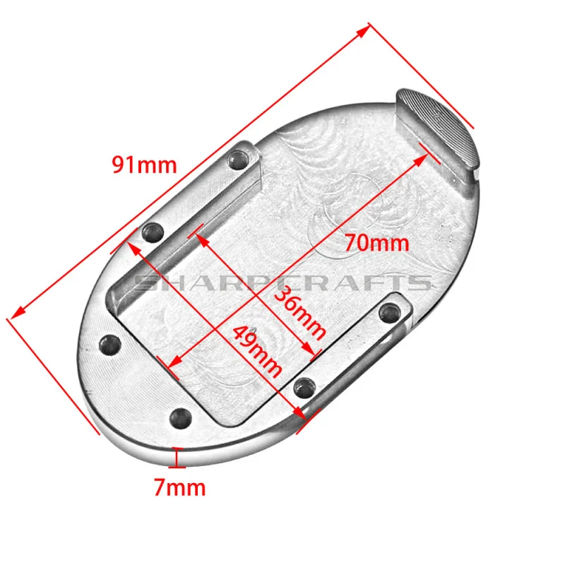 Накладка на педаль тормоза мотоцикла с ЧПУ для Harley Sportster XL 883 Custom 1200 Roadster Superlow Forty