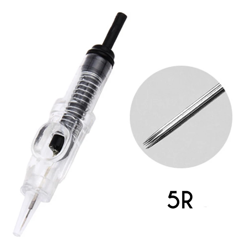 30 шт одноразовые иглы татуировки перманентный макияж картридж наконечники для