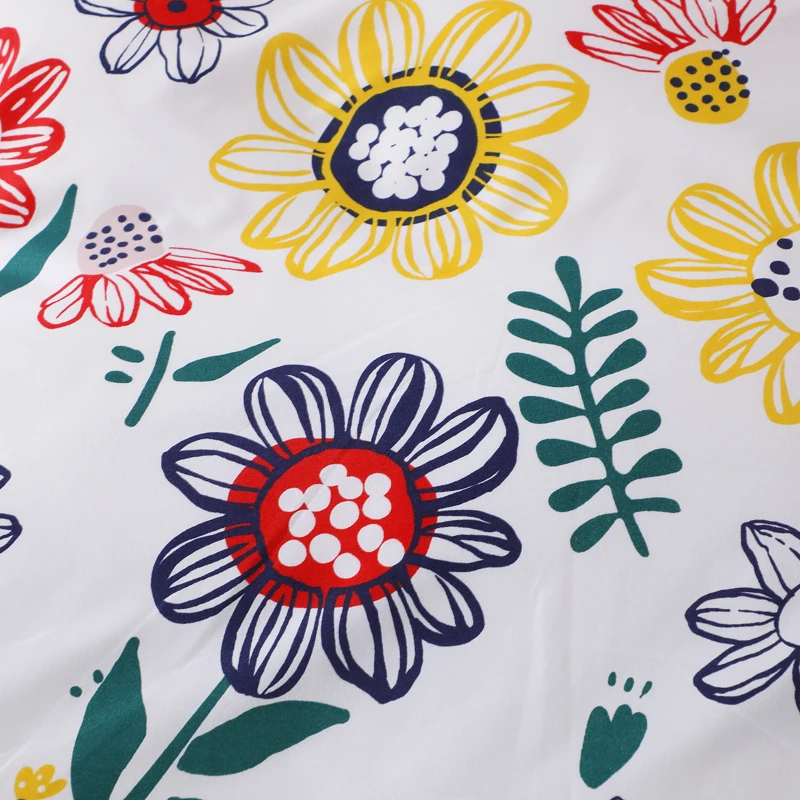 Пододеяльник в пасторальном стиле для детей удобный мягкий слитный чехол