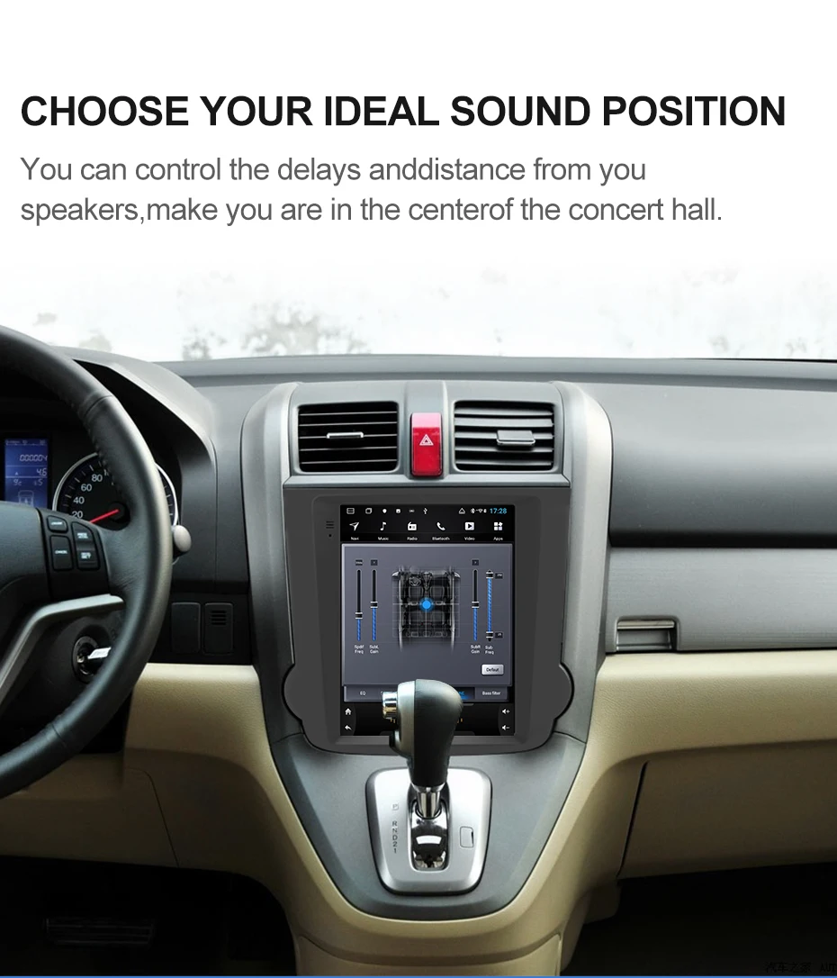 Isudar H53 Вертикальный 1 Din Android авто радио для Honda/CRV/2008-2011 gps Автомобильный мультимедийный ram 4G rom 64G DSP для модели Telsa