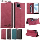 Кожаный чехол для OPPO Realme GT 8 8i 7 C15 C25 S C20 C11 C21 Y V13 V11 Q3 Reno 6 5 4 Z Pro Lite Find X3 откидной Чехол-бумажник для карт