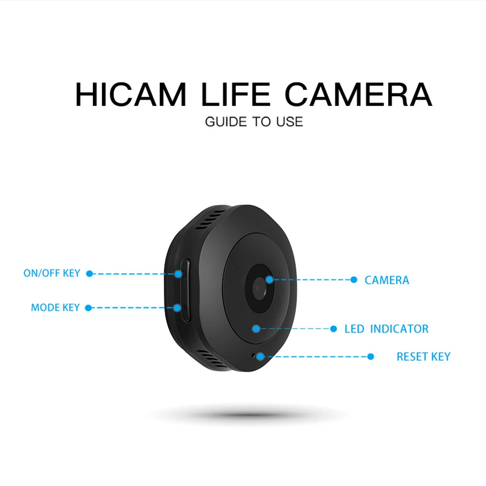 H6 DVR/WIFI Версия 1080P HD мини беспроводная камера Ночная маленькая микро видео