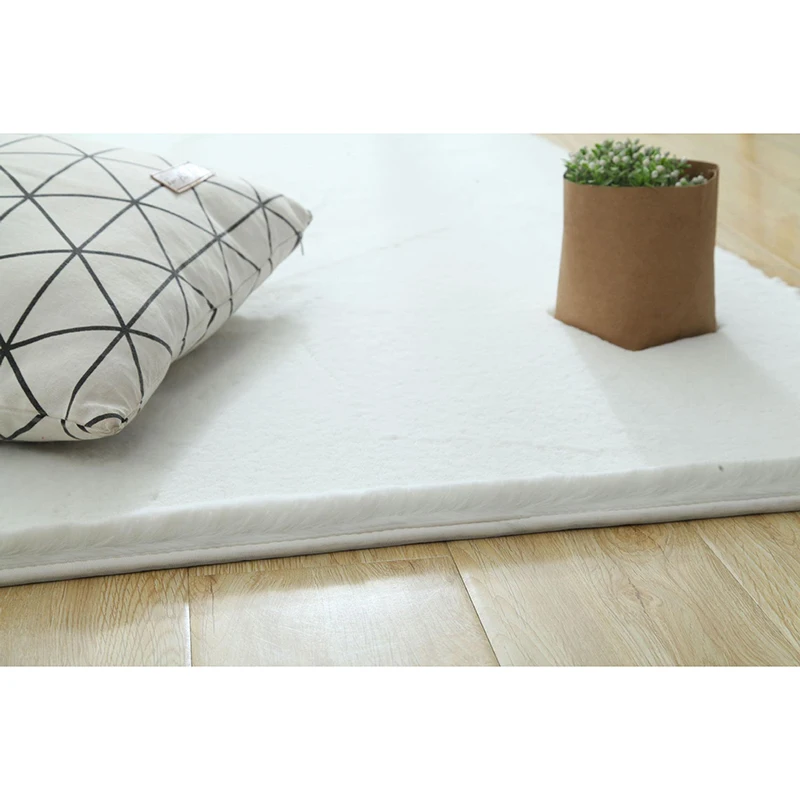 hot sale super soft shaggy plush carpet rug for living room large super soft faux fur bedroom carpets kids room home floor mats free global shipping