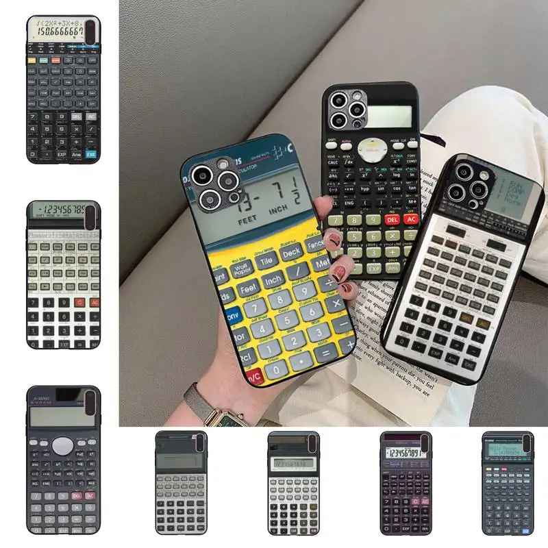 

Retro Peculiar Funny Calculator Phone Case For iPhone 11 8 7 6 6S Plus X XS MAX 5 5S SE 2020 XR 11 pro DIY capa