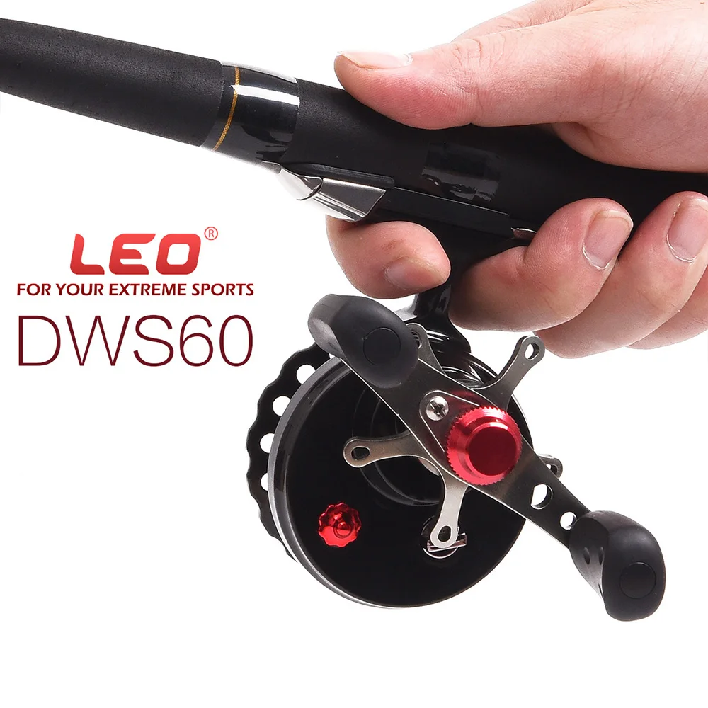 

Рыболовная катушка LEO DWS60 для ловли нахлыстом, 4 + 1BB, 2,6: 1, 65 мм