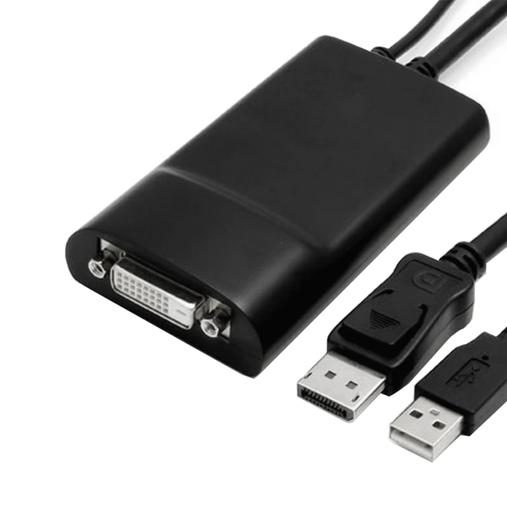 Active Displayport to DVI D dual link cable с USB источником питания до X|Кабели VGA| |