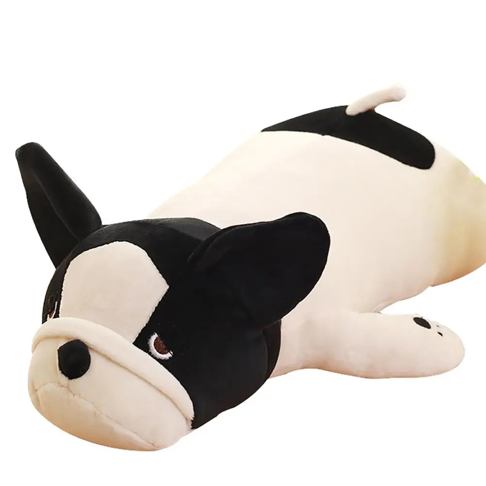 Мягкая Плюшевая животик Французский бульдог кукла животное ворсовая Подушка для