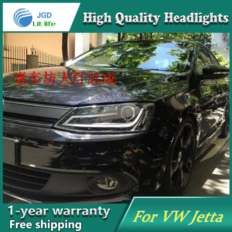 Светодиодная фара для VW Volkswagen Jetta 2012 2013 LED фары сигнал светодиодный drl hid
