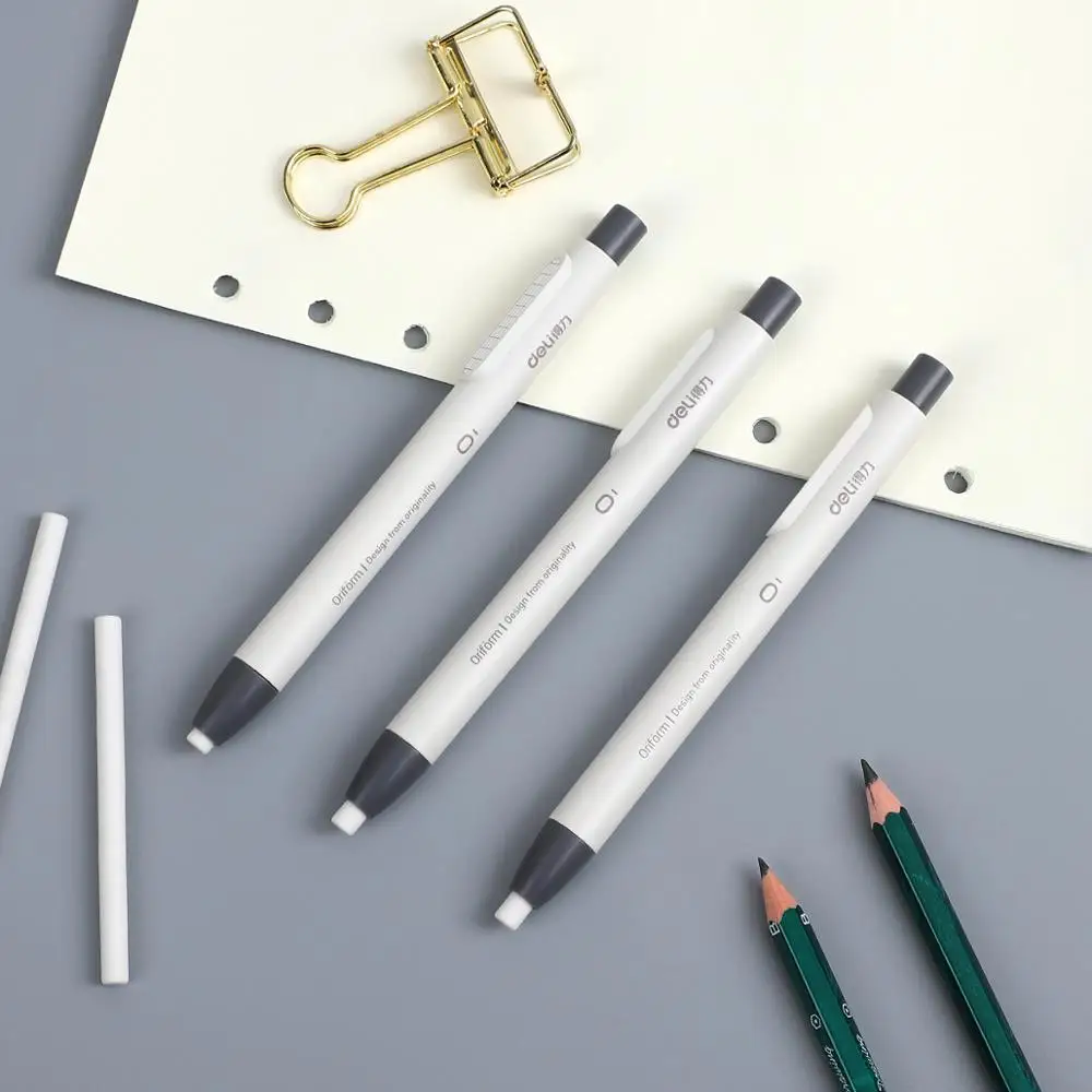 1 шт. легко нажимайте резиновую студенческую автоматическую выдвижную ручку