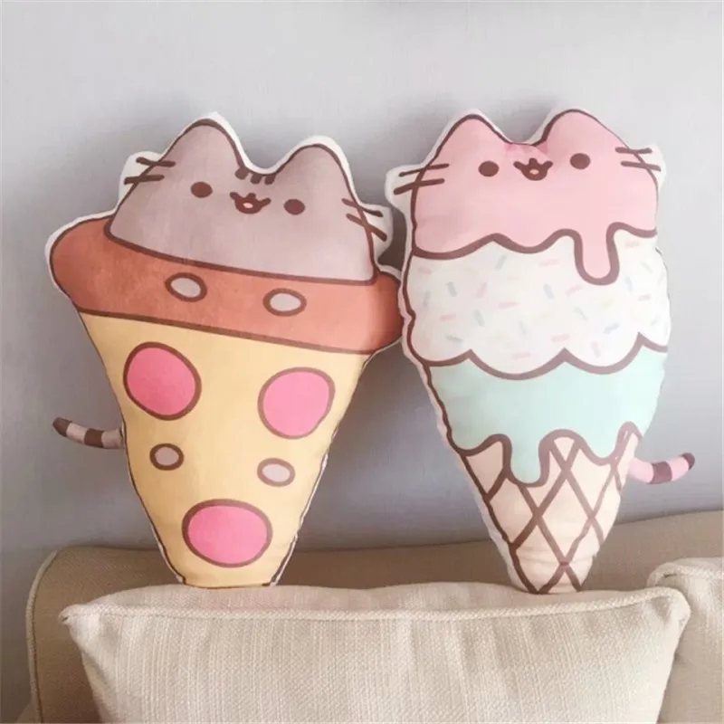 Мультяшная игрушка подушка для пиццы кота мороженого детская Детские