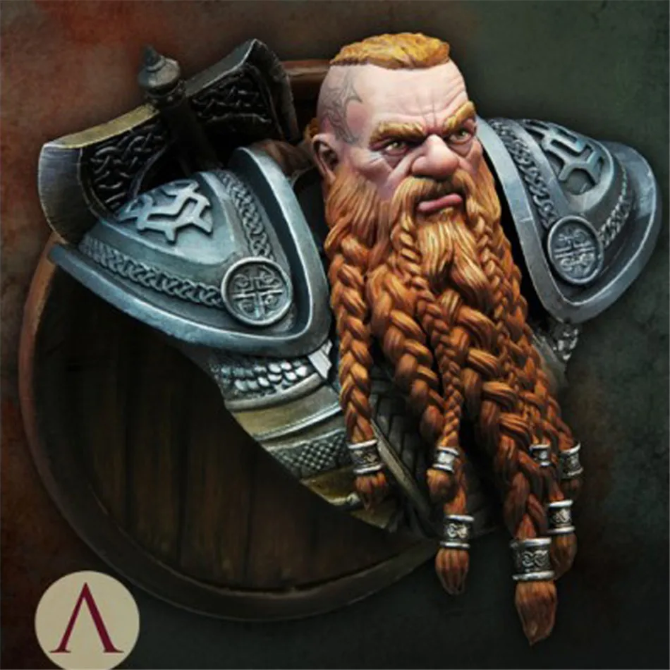 Карликовый воин Khalgrim набор для бюста из смолы 1/10 масштабная Монтажная модель