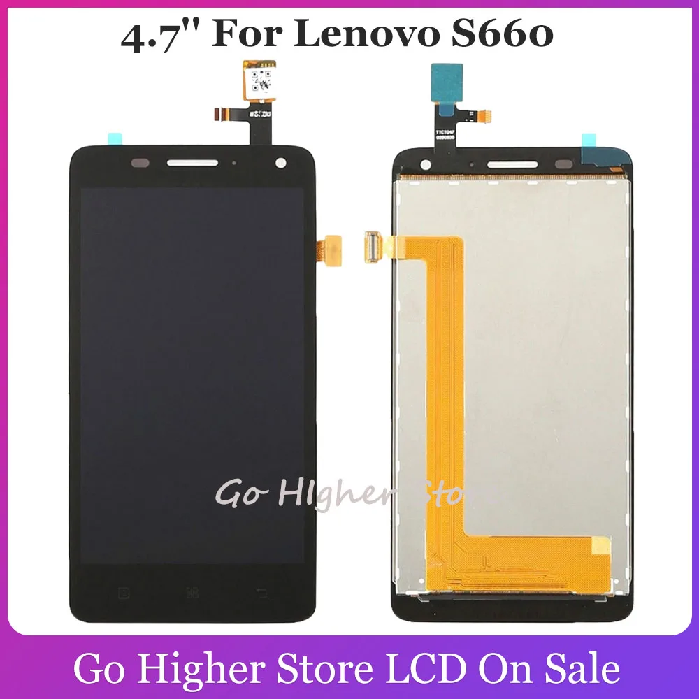 

4.7'' For Lenovo S660 LCD Display Digitizer Touch Screen Sensor Assembly Free Tools