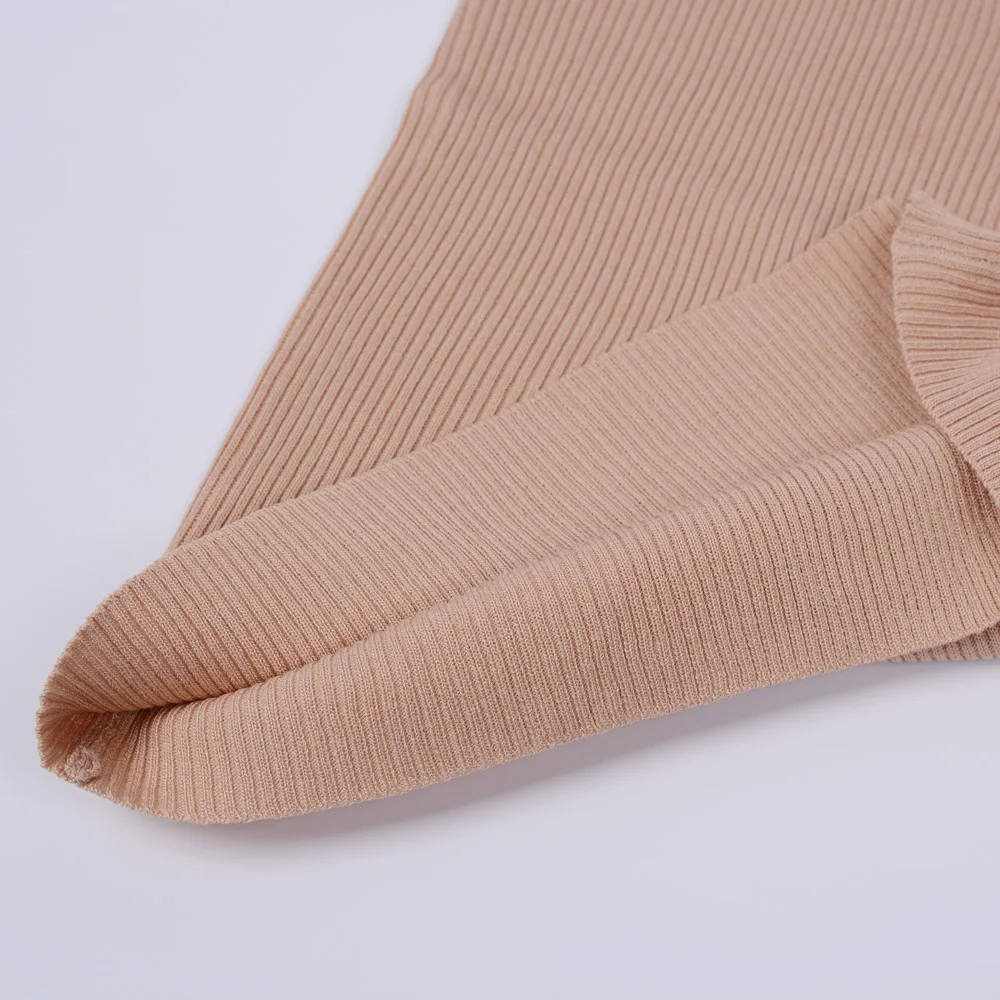 Женский трикотажный жилет в полоску однотонный облегающий Топ без рукавов