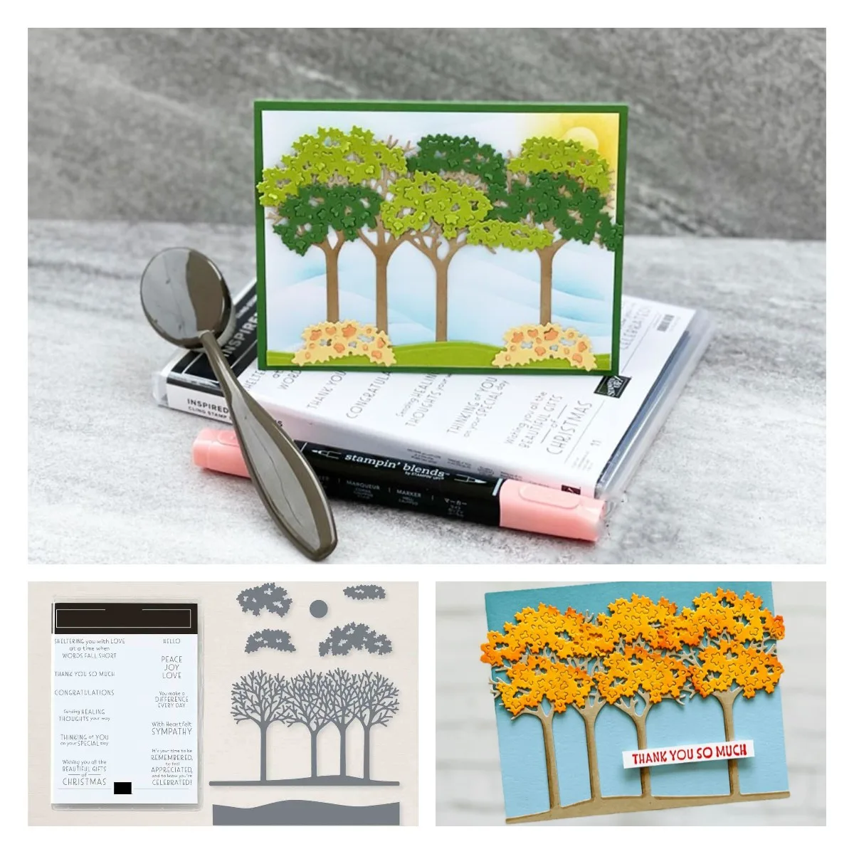 

New 2021 Forest Cutting Dies And Stamps Scrapbook Diary Decoration Stencil Embossing Template DIY Greeting Card Handmade 2021