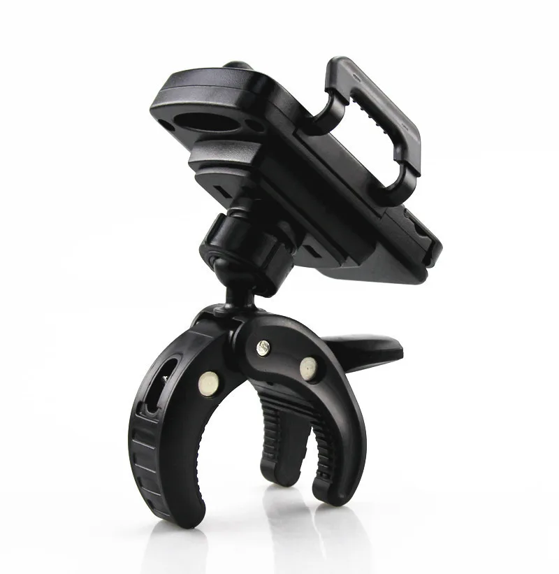 Baby Stroller Cell Phone Holder 360 Degree Rotate Universal Clamp Pram Wheelchair Aeecssory Mount Bracket Bike Stander | Мать и ребенок