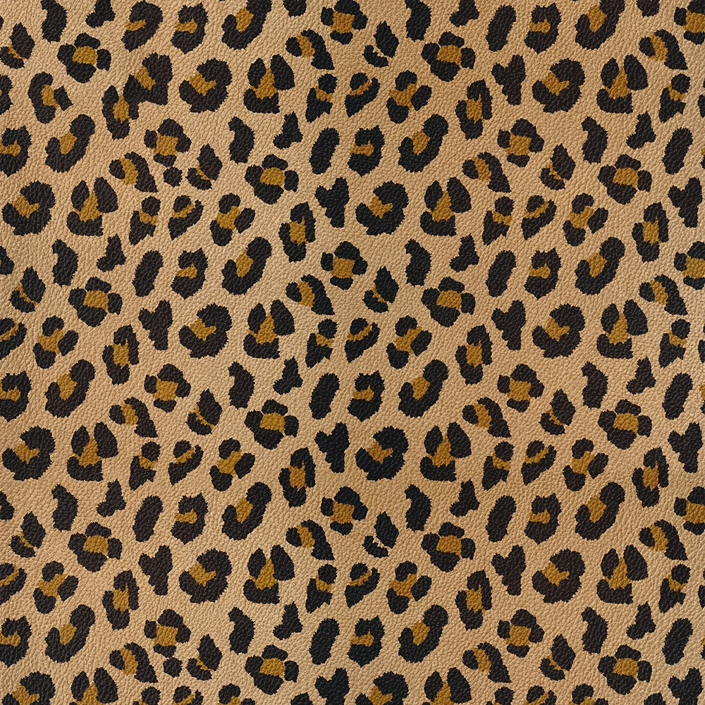 

Sexy Leopard Print Peel and Stick Wallpaper Self Adhesive Film Fake Leather Wallpaper Contact Paper for Cabinet Shelves Dresser