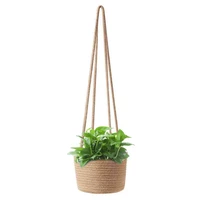 plant hangers rope hanging planter woven hanging planter basket decorative flower pot holder for home decor droshipping
