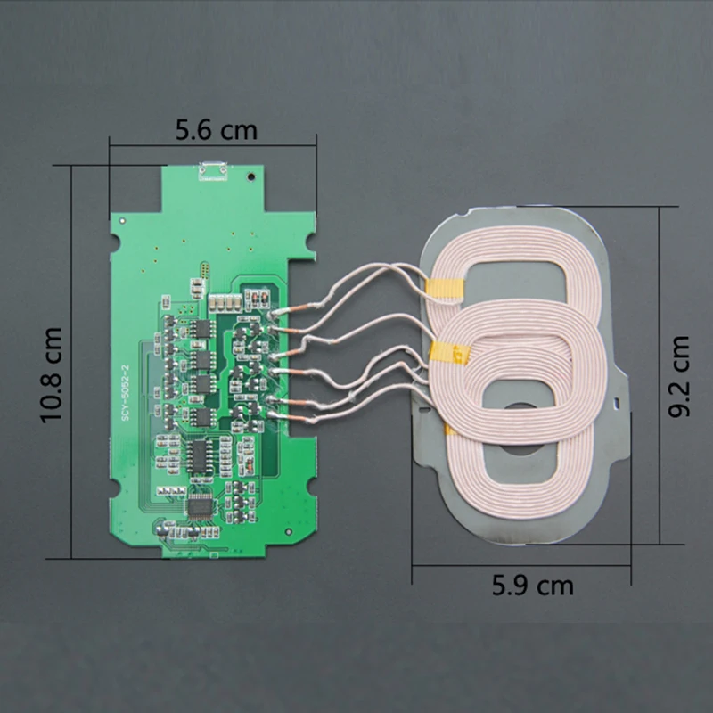 3 Coil Wireless Charger Module Diy Modified Imported ST Chip Solution Transmitter PCBA Circuit Board |