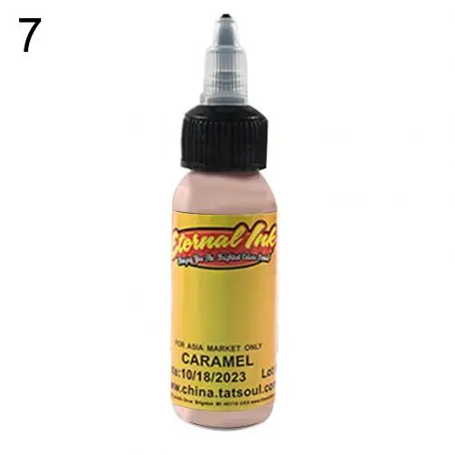 Flesh New 30ml Tattoo Pigment Ink for Semi-permanent Eyebrow Eyeliner Lip Body Art Paint - Цвет: Flesh