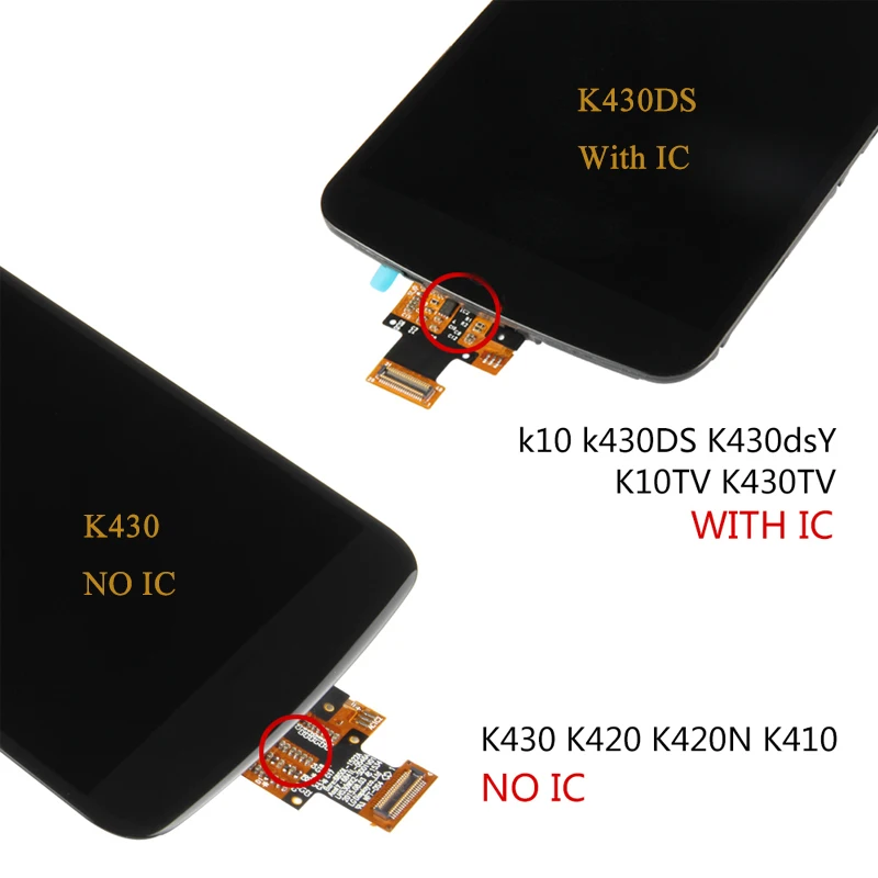 ЖК-дисплей 5 3 дюйма для LG K10 дисплей с дигитайзером в сборе LTE K430 K430DS K420N 420N замена