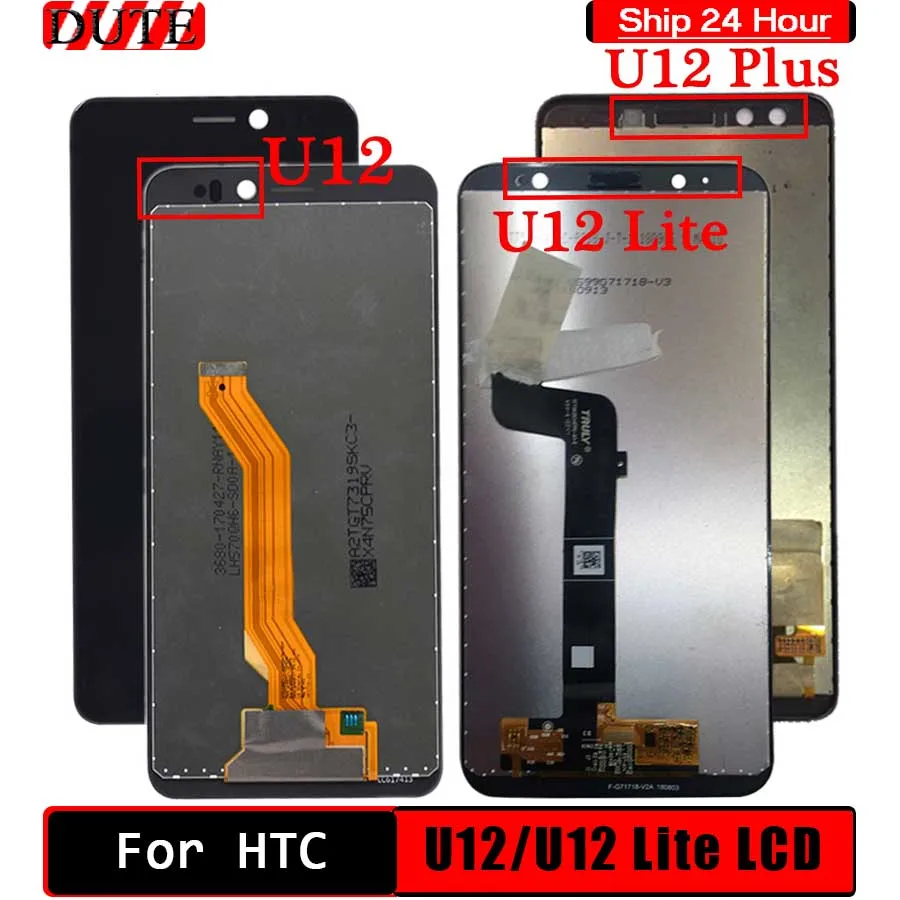 100% Протестировано на 5 &quotЖК дисплей HTC U12 стандартная Замена для Life Lite Plus LCD|Экраны