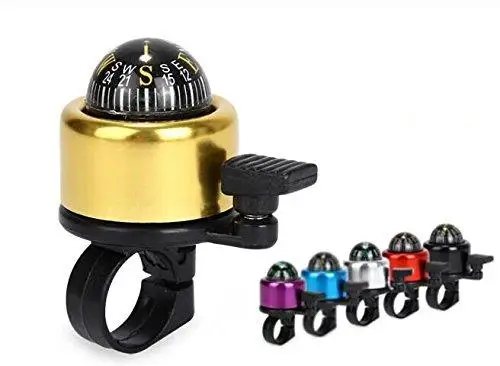 

Hopeway Original New Outdoor Sport Riding Bike Bicycle Cycling Compass Handle-bar Bell Bicycle Horn (Purple) (Yellow)