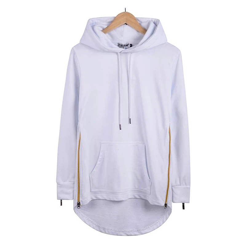 Оригинальный Мужской капюшон средней длины в стиле хип-хоп темного цвета