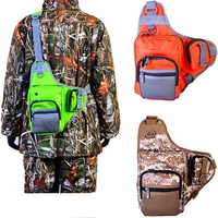 multifunctional fishing waist pack fishing lures gear storage bag outdoor sports tackle bag tackle single shoulder crossbody bag