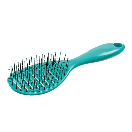 Zinger, Расческа массажная, продувная, бирюзовая