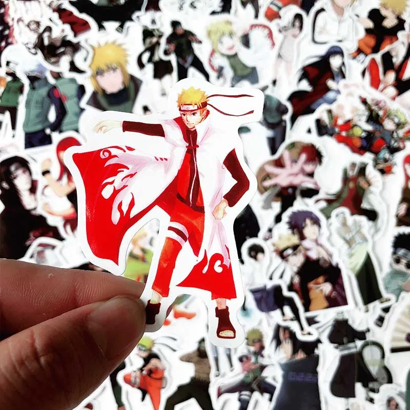 100 шт. аниме-наклейка наруто Саске мультфильм для сноуборда ноутбука багажа