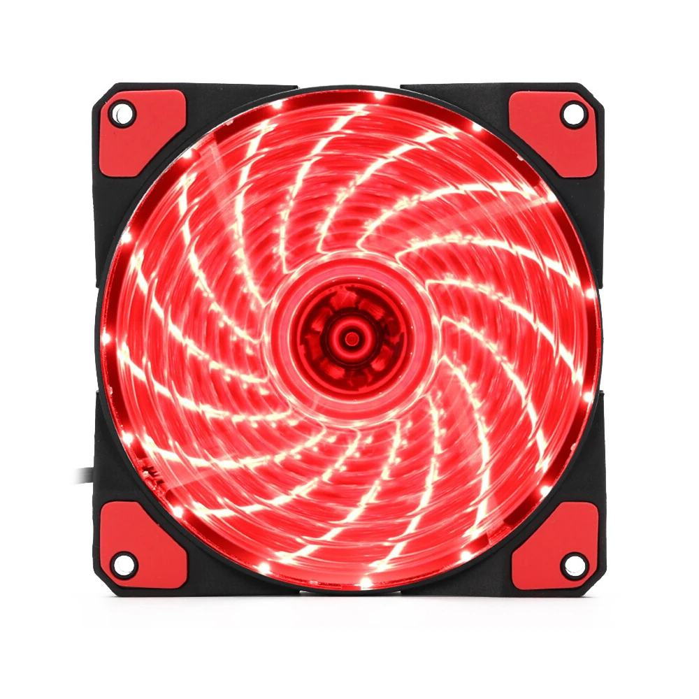 Вентилятор для чехла ПК 5 13 2 В 12 см бесшумный вентилятор со светодиодной
