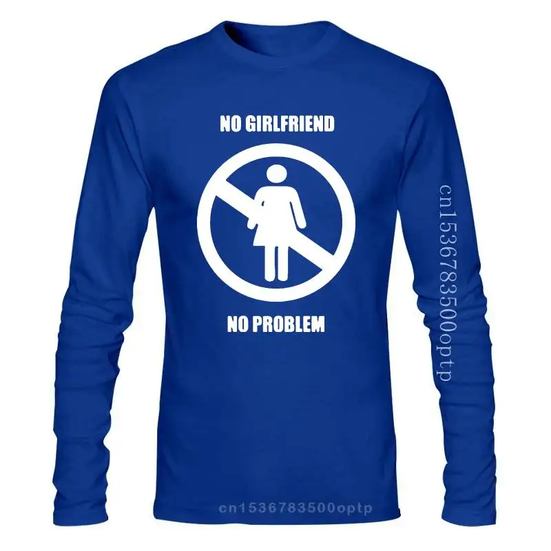 

New No. Girlfriend - No Problem Disco Party Fun Bachelor Fun T-Shirt S-3Xl Casual Print Fashion Tee Shirt