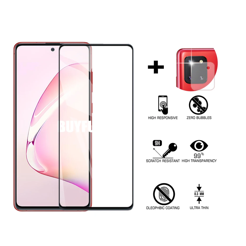 

Закаленное стекло для Samsung Galaxy Note 10 Lite, 1-2 шт.