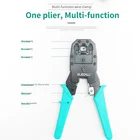 RJ45 сетевой кабель набор для обжима кабеля обжимные плоскогубцы; Набор инструментов 10 шт. RJ45 8P8C разъем