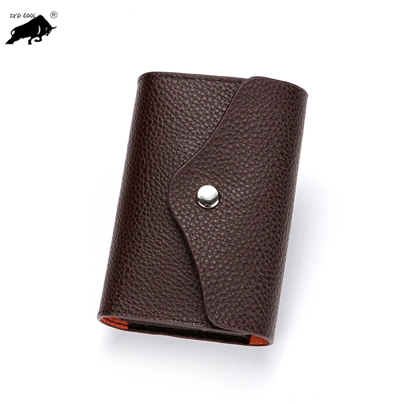 RFID Wallet Women Men Double Zippers Coins Purse Slim Leather Accordion style ID Credit Card Holders Cases | Багаж и сумки