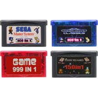 video game cartridge console card 32 bits 106 in 1 150 in 1 combo games for nintendo gba