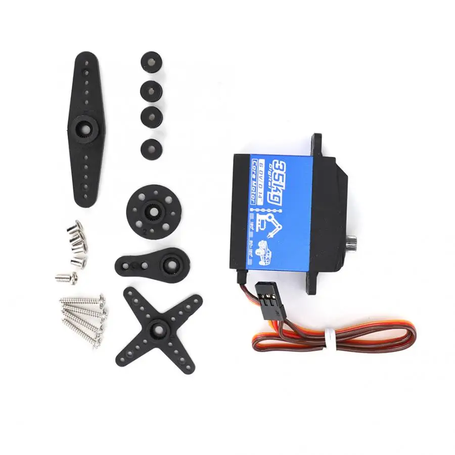 Сервопривод цифровой с высоким крутящим моментом 35 кг 25T RC Сервоприводы