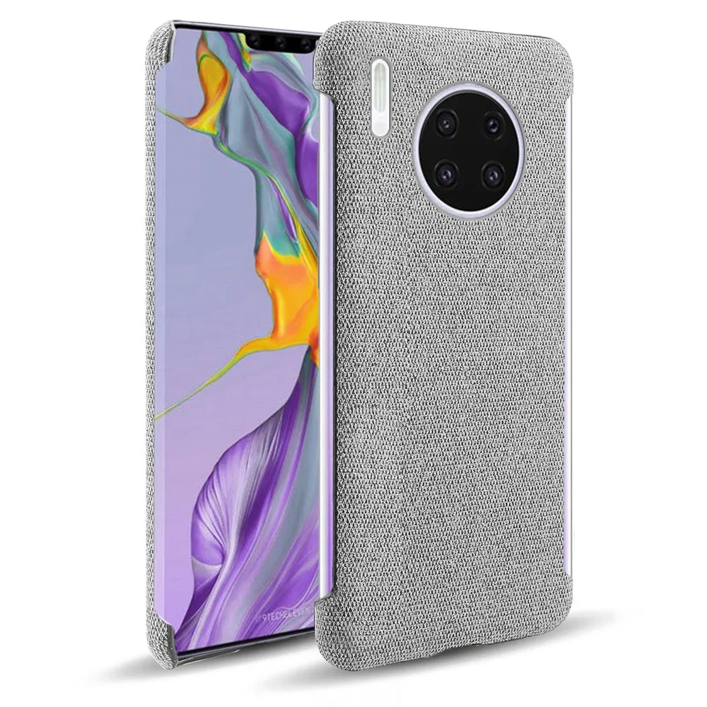 

Cloth Cases For Huawei Mate 30 Pro Case Slim Retro Cloth Hard Phone Cover for Huawei Mate30 Mate 30 Pro 30pro 5G Coque Capa