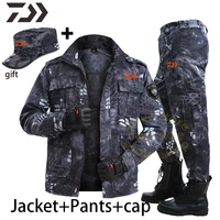 men suit for fishing pants outdoor camping hiking sport wear fishing clothes men trousers camouflage jackets fishing shirts
