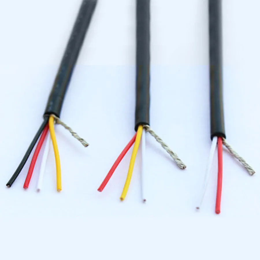 10 м UL2547 2P 3P 4P передача сигнала электронный экранированный кабель 22AWG 24AWG 26AWG 28AWG