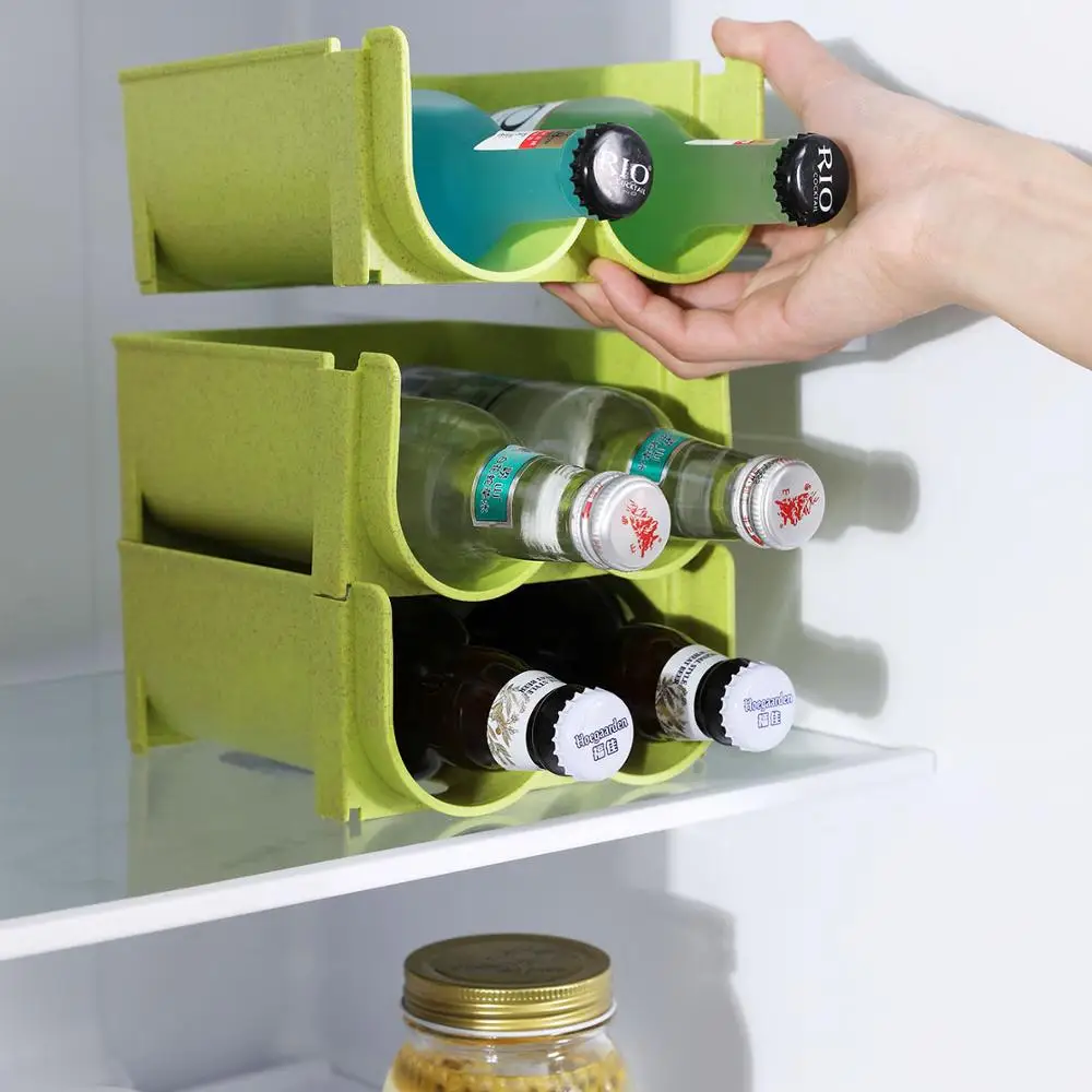 Органайзер-холодильник стойка для хранения напитков стеллаж-поднос