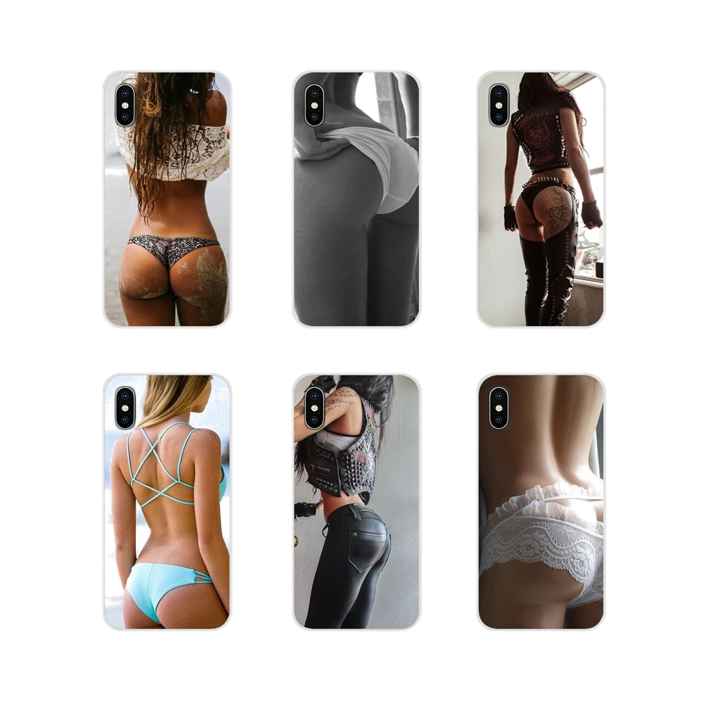 Beautiful Sexy Girl Ass Bum TPU Transparent Shell Case For Apple iPhone X XR XS 11Pro MAX 4S 5S 5C SE 6S 7 8 Plus ipod touch 5 6 | Мобильные