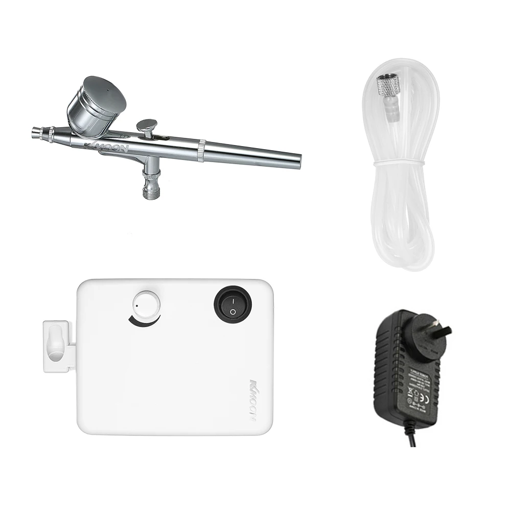 KKmoon многофункциональная Аэрограф Двойного действия мини воздушный компрессор