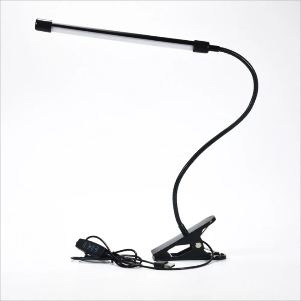 

Led Table Lamp With Clip Flexo Desk Lamp Dimmable Tri-tone Light USB Remote Control Reading Lamp Eye Protection Bedside Lamp