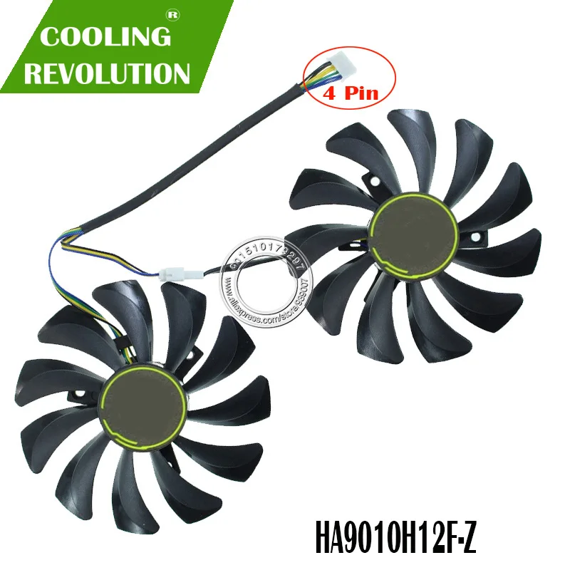 2 шт./комплект охлаждающий вентилятор для видеокарты MSI RTX2060 VENTUS XS 6G GTX1660 GTX1660ti |